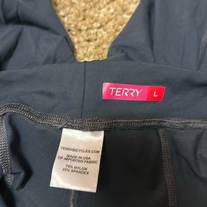 Terry bicycle knickers in gray